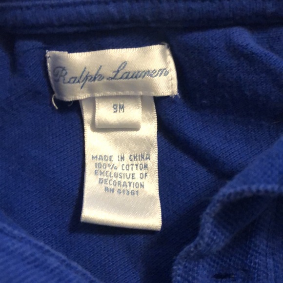 Ralph Lauren Baby boy romper 9 month - Picture 2 of 3